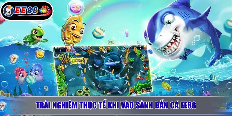 Trải nghiệm thực tế khi vào sảnh bắn cá EE88