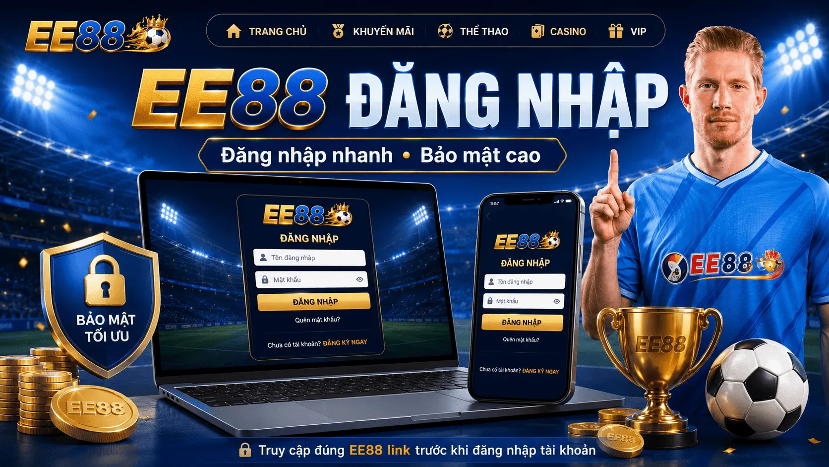 EE88 Đăng Nhập tài khoản trên Trang Chủ EE88